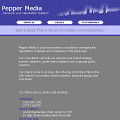 Peppermedia website example